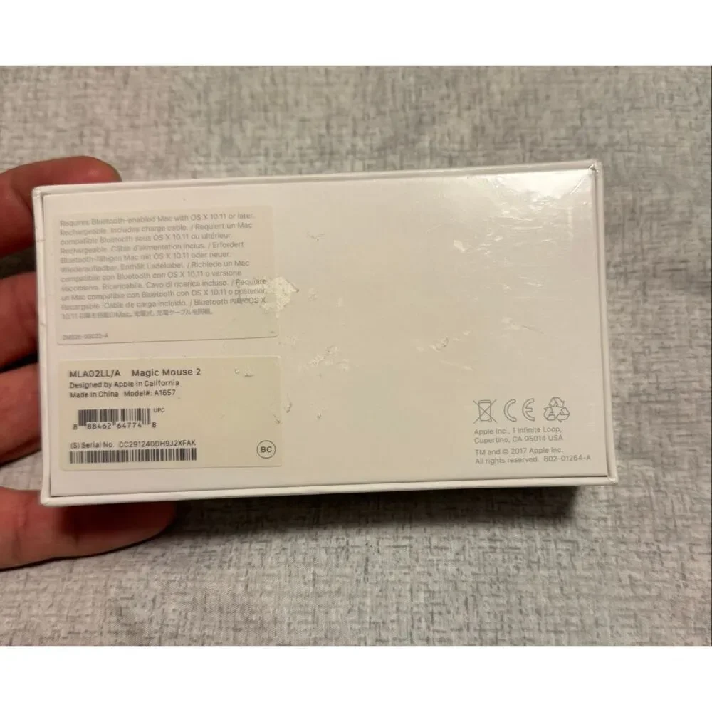 Apple Bluetooth Wireless Laser Magic Mouse A1657 USBC NEW